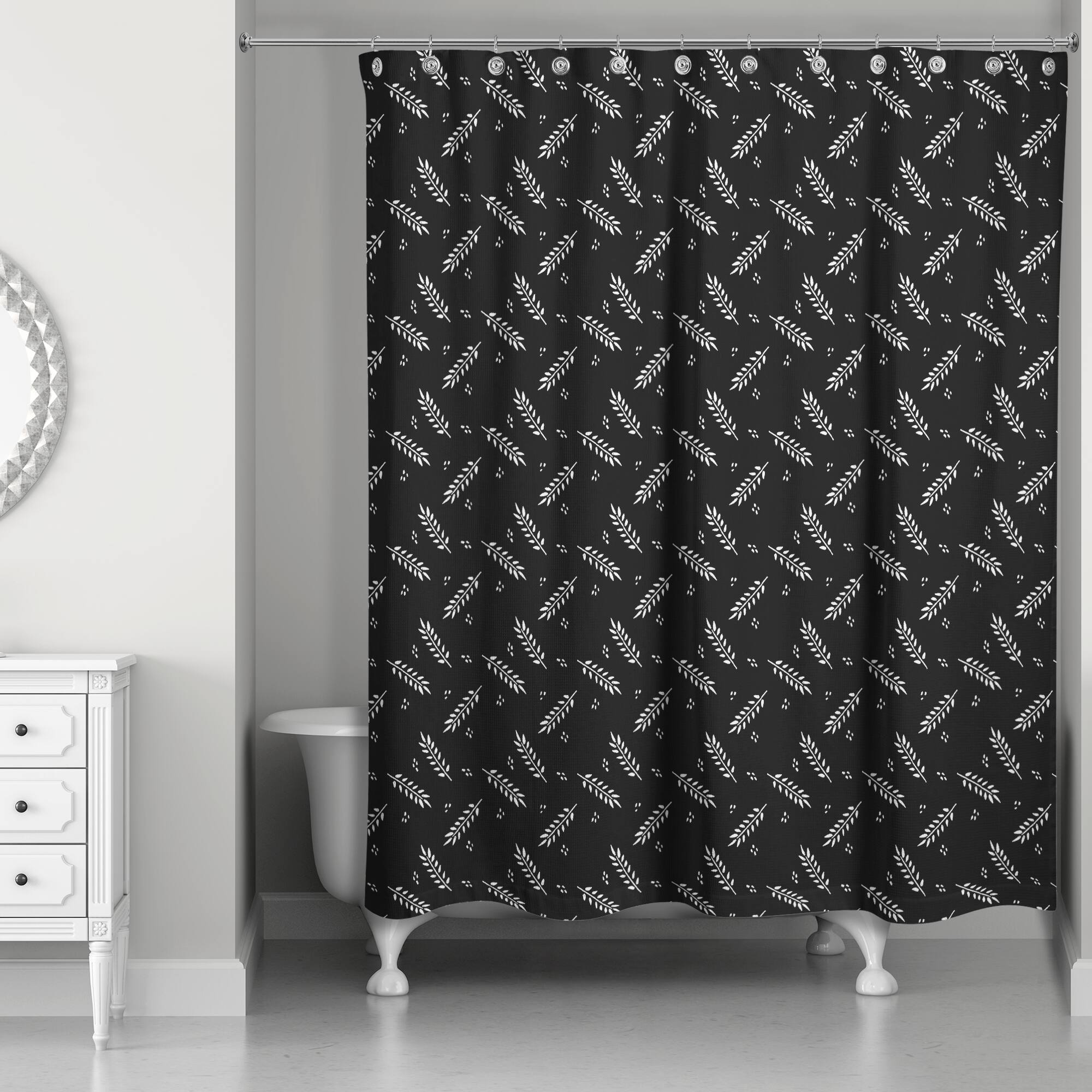 Wheat Pattern Shower Curtain